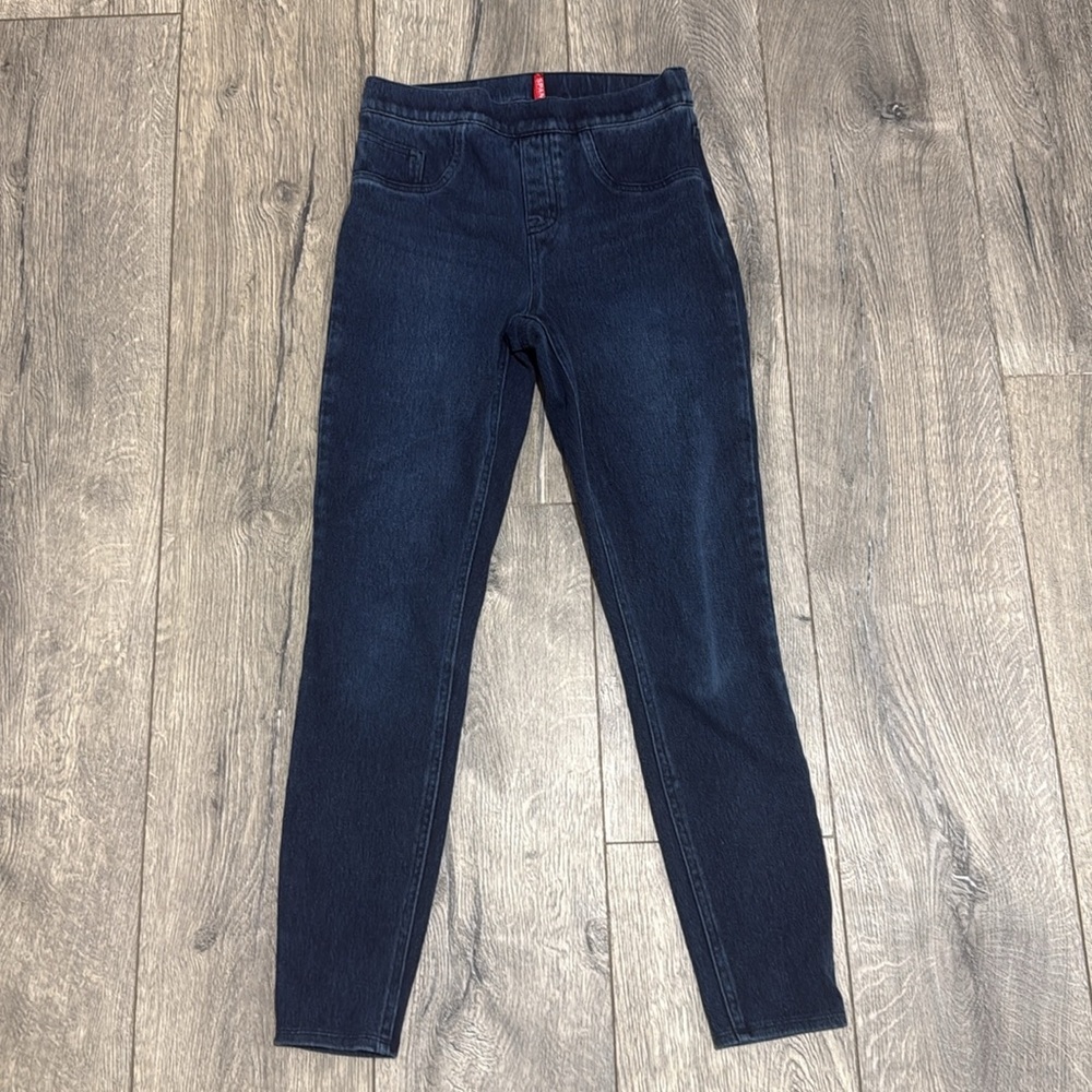 • Spanx • Women’s SPANX Jean-ish® Ankle Leggings Twilight Rinse / Dark Blue Sm - Picture 3 of 6